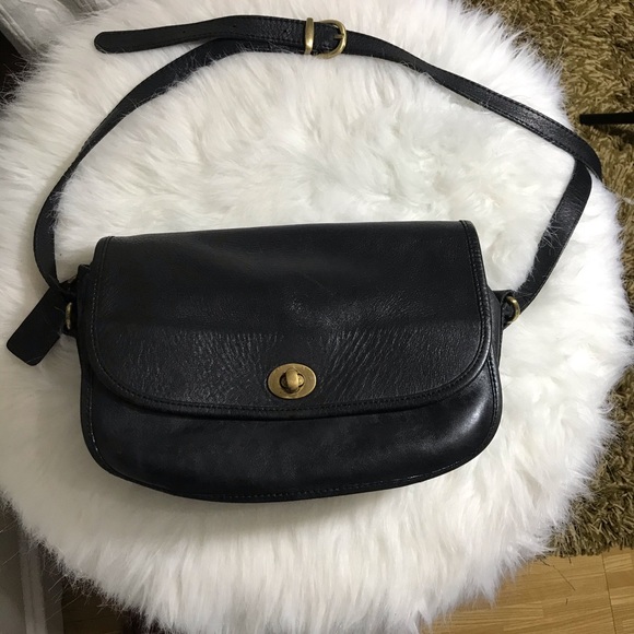 Coach Handbags - Coach Black City Bag 9790 Vintage Crossbody Bag